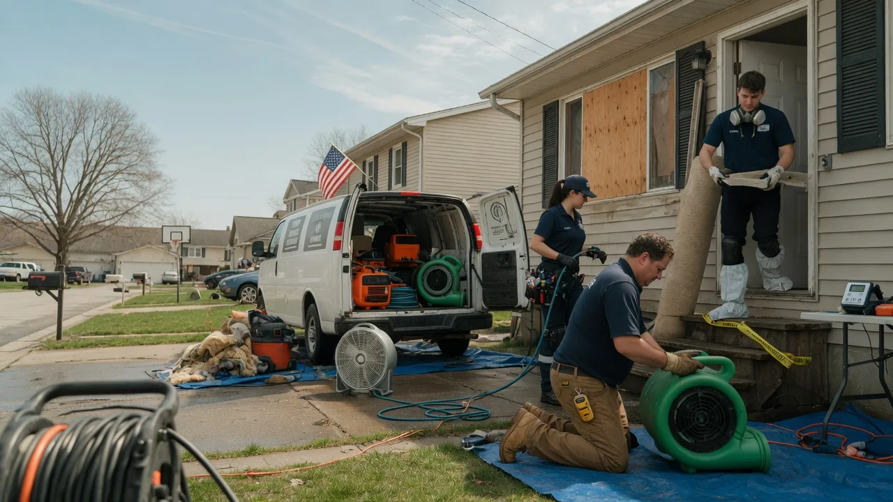 Water Damage Restoration in Burlington, WV near me